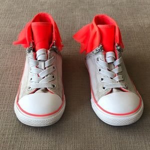 Converse zip up sneakers